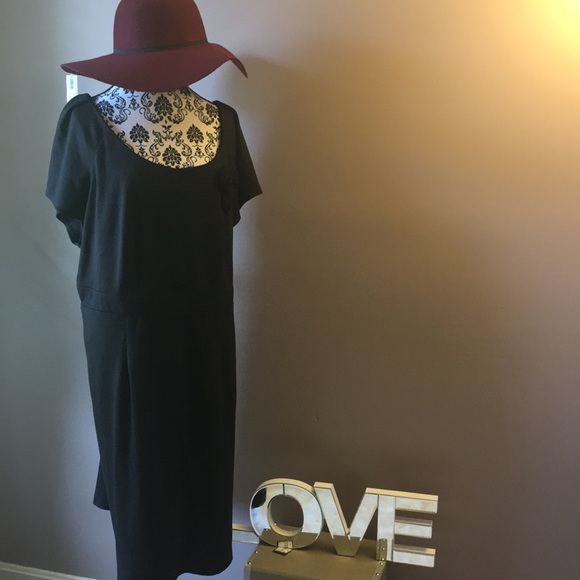 Fashion Bug Dresses & Skirts - Black Knit Dress with Rosary Detail